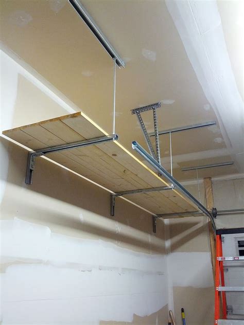The height is adjustable and will fit any storage need. Garage shelves from ceiling - The Garage Journal Board ...