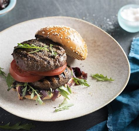 Silver Fern Farms Venison Mushroom Burgers With Caramelised Red