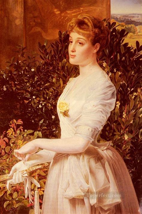Portrait Of Julia Smith Caldwell Victorian Painter Anthony Frederick
