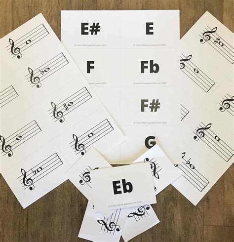Free Piano Flash Cards Printable Printable Templates