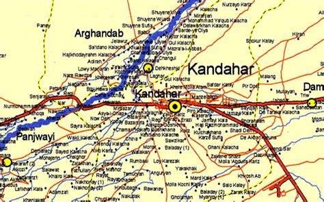 Kandahar Map An Introduction To Afghanistan Kandahar Kandahār