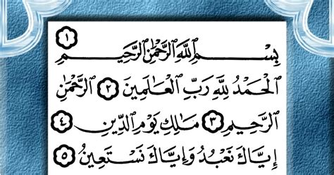 Cara Membaca Al Qur An Surah Al Fatihah Ayat 3 Dengan Vrogue Co