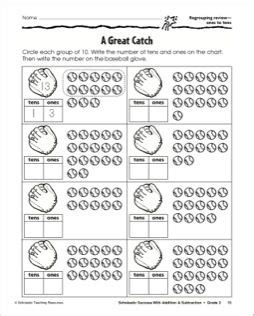 You may not download these worksheets and. Grouping Tens and Ones (Grade 1-3) | Tens and ones, Math ...