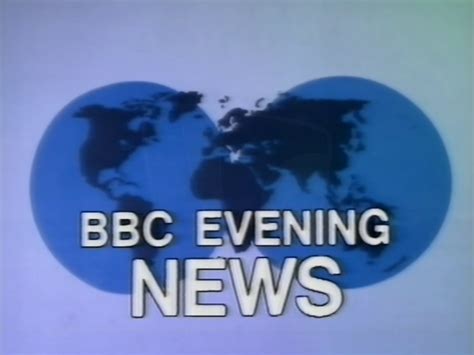 Bbc One North Continuity And Bbc Evening News Opening Titles 23rd