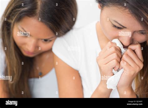 Sad Girl Crying Friend Comforting Hi Res Stock Photography And Images