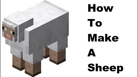 How To Make A Paper Sheep Minecraft Papercraft Toy Easy To Make