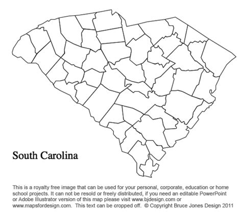 New Mexico To South Carolina Us County Maps