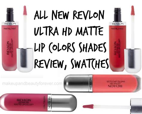All New Revlon Ultra Hd Matte Lip Colors Shades Review Swatches