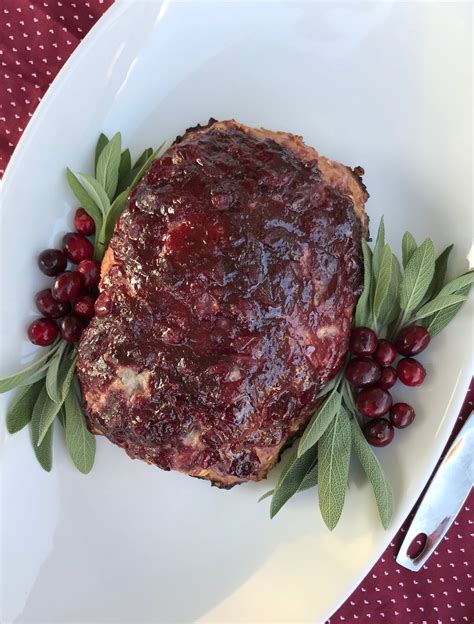 Savory Moments Cranberry And Brown Sugar Glazed Turkey Meatloaf