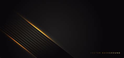 Banner Escuro Com Detalhes De Luz Dourada Em Um Fundo De Estilo Luxuoso