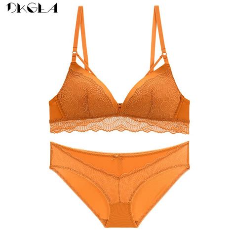 triangle cup bra set seamless sexy thin lady brassiere wire free women lingerie bandage fashion