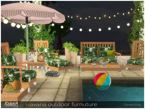 The Sims Resource Havana Outdoor Furniture