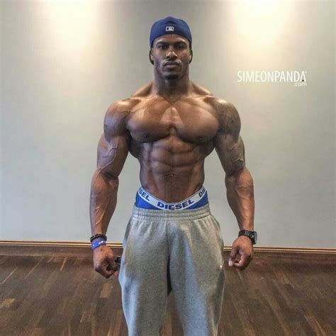 Simeon Panda Hot Black Guys Bodybuilding Workouts Bodybuilding