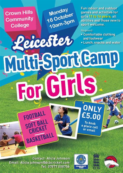 All of our venues provide excellent, child friendly sites, with impressive sports facilities. Leicester Multi-Sport Camp | Leicester-Shire & Rutland Sport