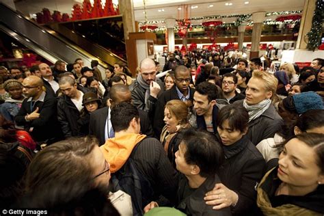 Pepper Spray And Black Friday Sales Madness As Grandfather Body Slammed