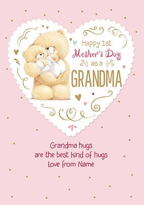Maybe you would like to learn more about one of these? First Mother's Day As Grandma Personalised Card | Funky Pigeon