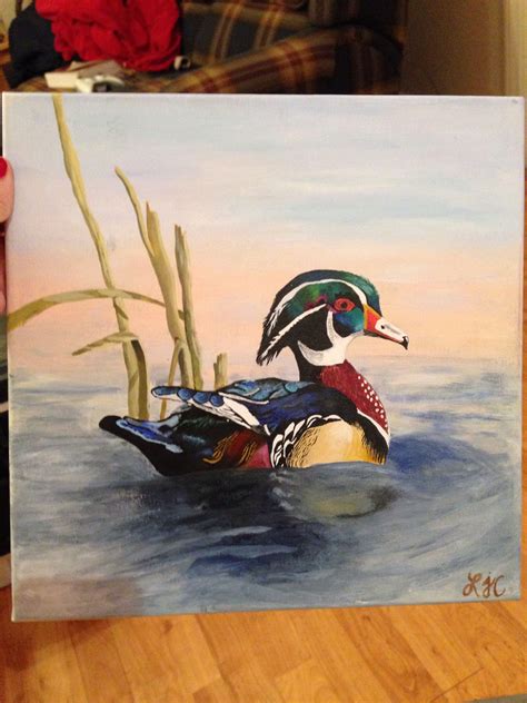 Duck Painting Art Painting Landscape Art Painting Painting