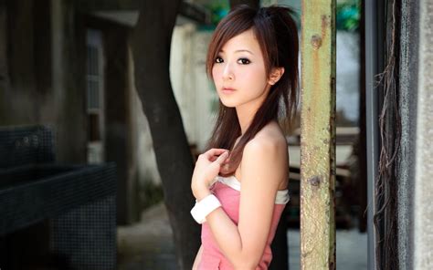 Asian Mikako Zhang Kaijie Model Women Women Outdoors Looking At