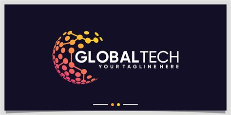 Global Technology Logo Design Inspiration With Unique Modern Concept