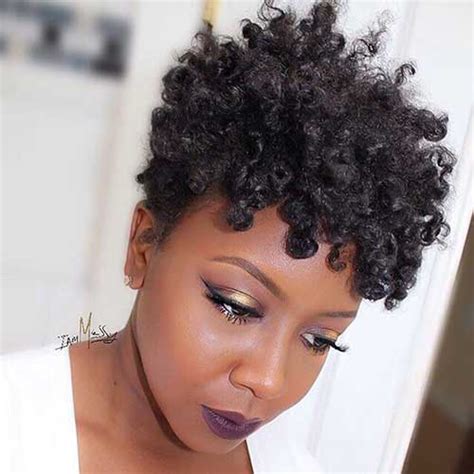 Curl your hair and let the soft curls fall on your back for an instant fashion upgrade with easy hairstyles for curly hair! 15 Nice Short Natural Curly Hairstyles | Short Hairstyles ...