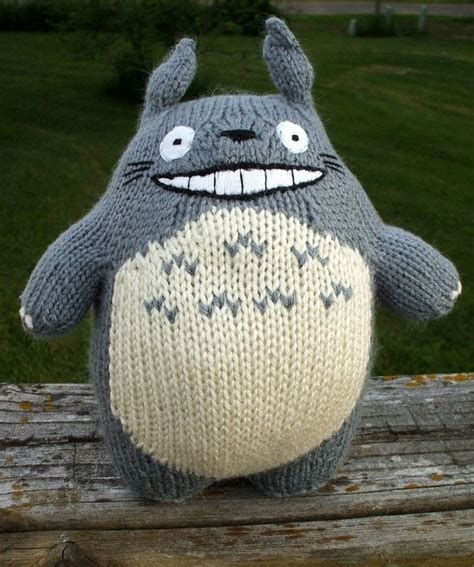 He came completely from miyazaki's imagination. Knitted Totoro · A Bear Plushie · Yarncraft on Cut Out ...
