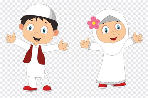 Islam Muslim Cartoon Ramadhan Child Hand Png Pngegg