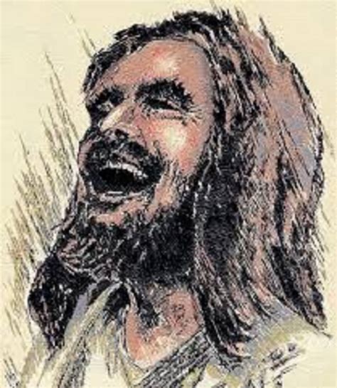 Laughing Jesus Print 12 X 16