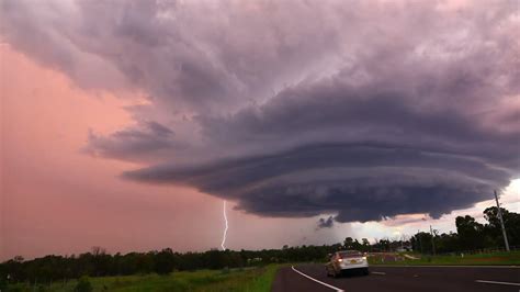 Insane Supercell Timelapse Structure And Hailstones 15th January 2022