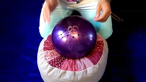 Shiva Drum शिव Handmade Tankdrum 432 Hz Purple Om Youtube