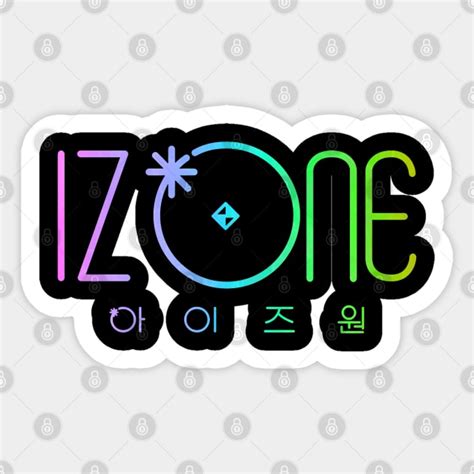 Izone Logo Izone Sticker Teepublic