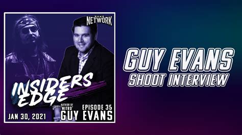 Guy Evans Nitro Book Shoot Interview Insiders Edge Podcast Ep 35