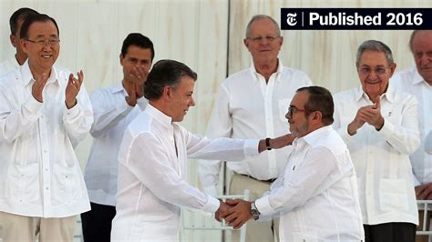 Colombia Signs Peace Agreement With Farc After 5 Decades Of War The
