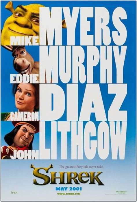 Shrek 2001 Original 27x40 Movie Poster Advance Style Eddie Murphy Mike