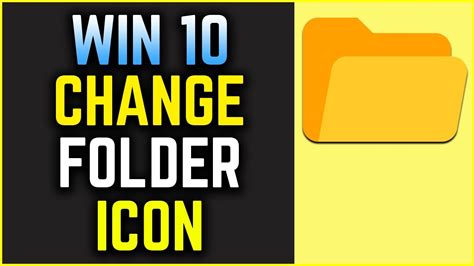 How To Change Folder Icon In Windows 10 Customize Folder Icons Youtube