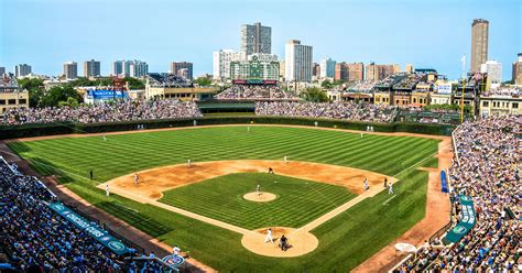 Wrigley Field Home Of Chicago Cubs Chicago Il Wrigley Field Wrigley Field Chicago Mlb