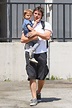 Christian Bale takes toddler son Joseph for lunch in LA | Daily Mail Online