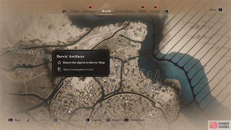 All Dervis Artifact Locations And Rewards Assasin S Creed Mirage