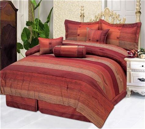 Fairmont Rust 7 Pc Comforter Set Queen 9799