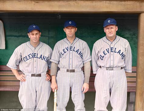 Old Baseball Photos Done In Color Name Them