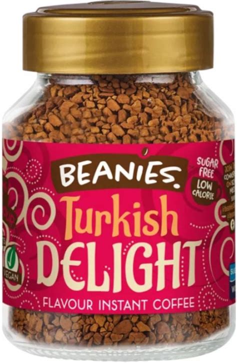 Beanies Turkish Delight Flavoured Instant Coffee 50 G Crema