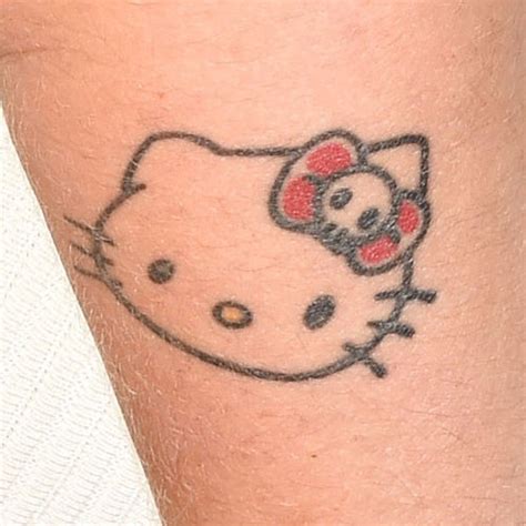 Hello Kitty Bow Tattoos Designs