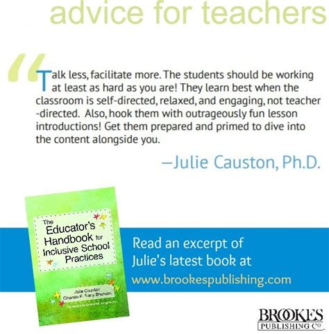 Inclusion Expert Julie Causton Shares Her Words Of Wisdom For Teachers