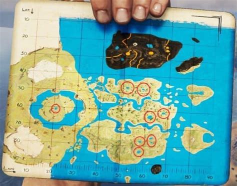 Ark Survival Evolved The Center Map Höhlenstandorte Kartenkoordinaten