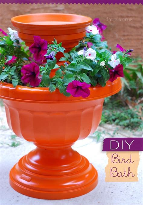 Flower Pot Bird Bath Ive Wanted A Combo For Years But Just Cant
