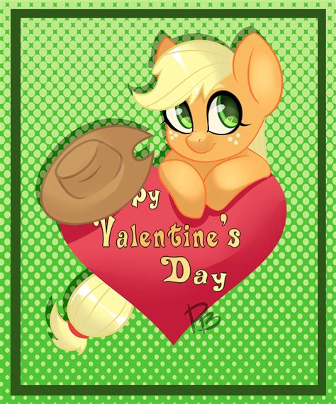Applejack Valentines Day By Hfinder My Little Pony Friendship Is