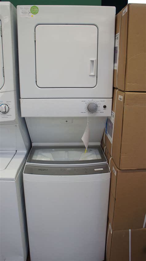 24 Whirlpool Wet4024hw Electric Laundry Center Appliances Tv Outlet