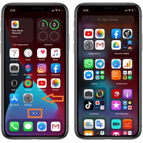 How To Hide Iphone Home Screen Pages In Ios 14