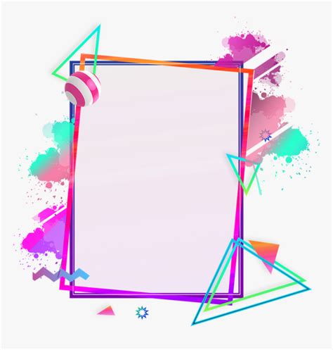 Ftestickers Frame Borders Abstract Popart Colorful Graphic
