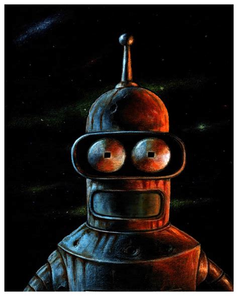 Drunk Robot By Darren Goldman X Giclee Ed Of N