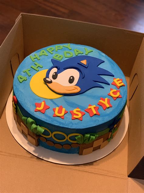 Sonic The Hedgehog Cake Sonic Birthday Cake Sonic The Hedgehog Cake